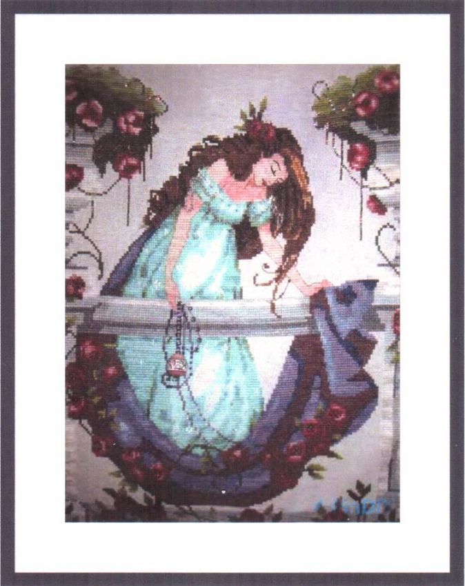 Hand-Painted Ceramic Flower Bead – Alternative for Mirabilia Juliet