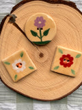 Handmade Ceramic Buttons Set of 3 – Alternative for Mill Hill Farm Animals