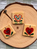 Handmade Ceramic Buttons Set of 3 – Alternative for Mill Hill Three Kings