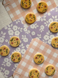 Handmade Ceramic Round Buttons – Set of 3
