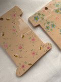 Handmade Ceramic Ribbon Bobbins – Set of 2