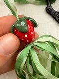 Handmade Scissor Fob with Silk Ribbons – Embroidery Scissors Accessory